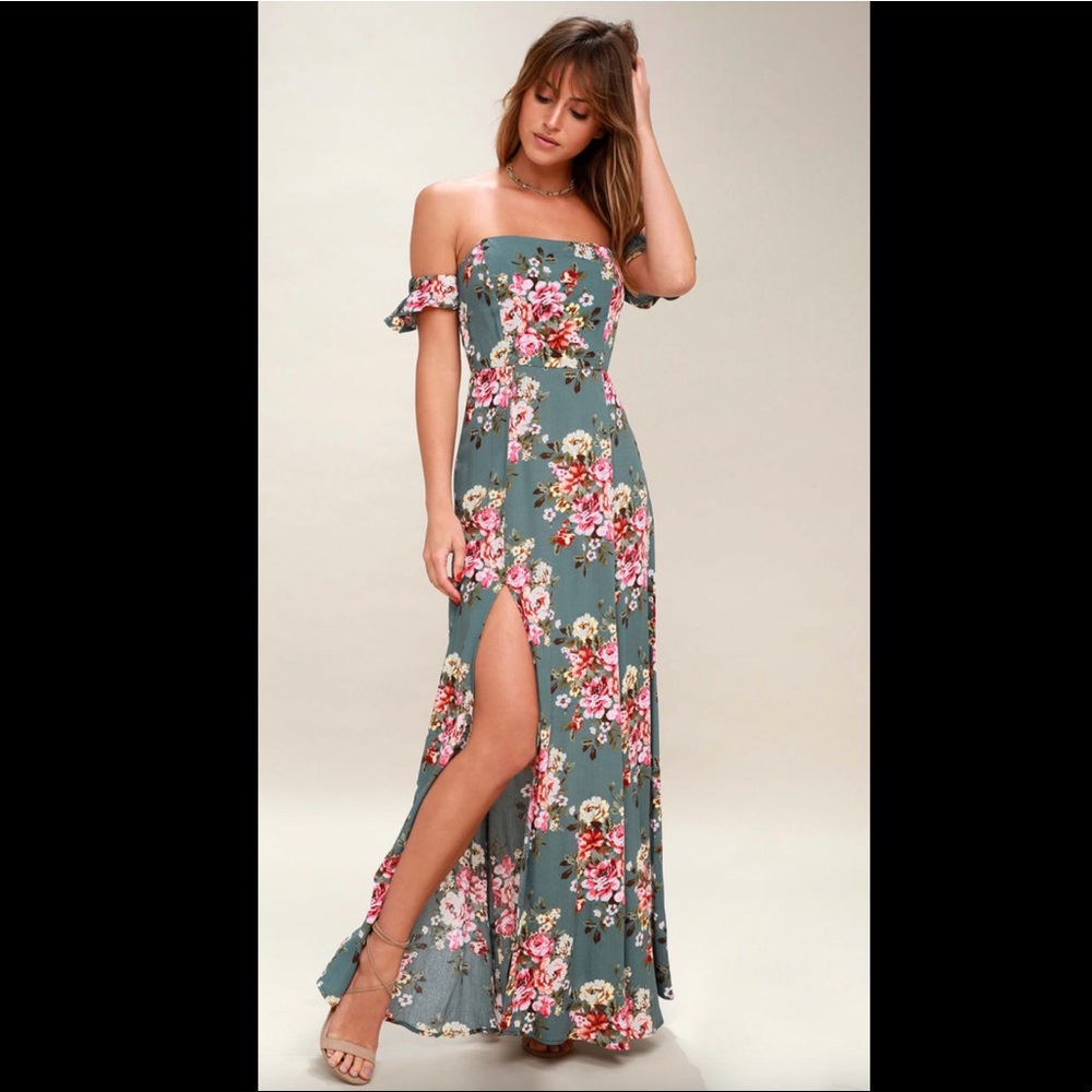 Lulus - Floral Maxi Dress